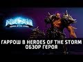 Гаррош в Heroes of the Storm - обзор героя