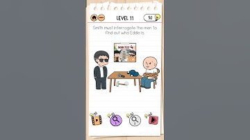 Brain Test 2: Agent Smith. Level 11. Smith must interrogate the man to find out who the Eddie is.