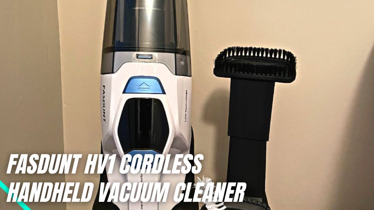 FASDUNT HV1 Handheld Vacuum 8000Pa Review & Test Lightweight Portable Hand Vacuum Cordless