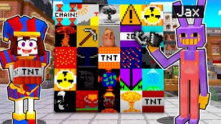 Pomni and Jax MORE SUPER TNT MOD (50+ NEW TNT!) - Minecraft Mod Showcase
