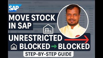 How to Move Stock from Unrestricted to Blocked in SAP | Step-by-Step Guide | Hindi