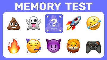 Find hidden Emoji Quiz | Photographic Memory Test