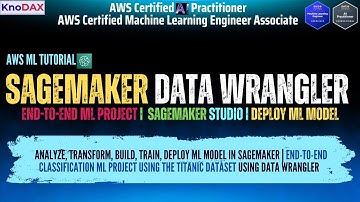 Amazon (AWS) SageMaker Data Wrangler | End-to-End ML Project | SageMaker Tutorial | SageMaker Studio