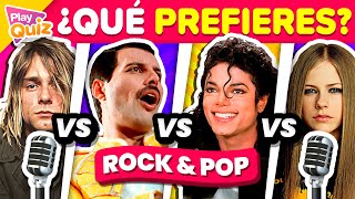 ¿Qué Canción Prefieres? Rock & Pop 👩🏻‍🎤🤘👨🏻‍🎤 80s 90s, Actual - Salva 1 Canción - Play Quiz de Música