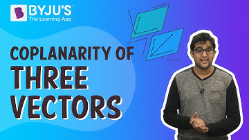 Coplanarity of three vectors or four points
