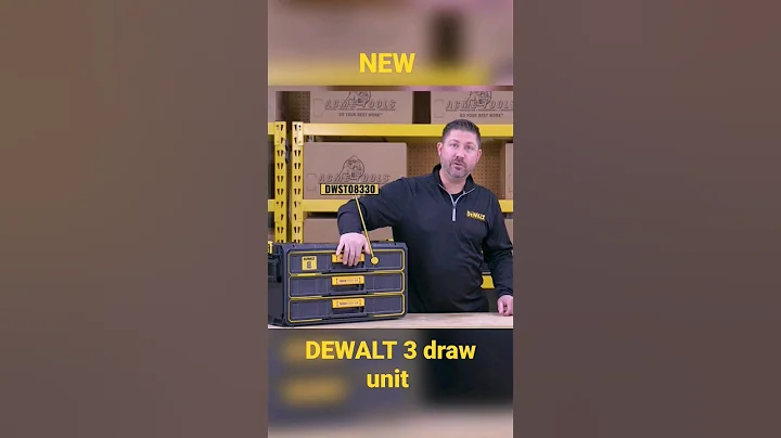 New Dewalt 3 draw unit is here! #dewalttools #toolstorage #shorts