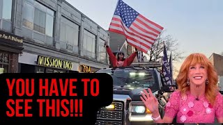 Huge MAGA Parade Triggers Kathy Griffin's Outrage!