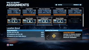 New Battlefield 3 Assignments