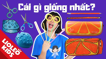 Thử thách chị Lio vẽ đồ dùng học tập y như thật bằng ống hút - Bé học tiếng Anh chủ đề School things
