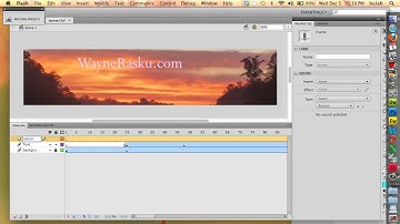Create a basic Web Site Banner in Flash - part 3