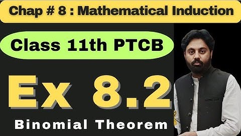 Exercise 8.2 Chapter 8 Class 11 New Book Math 2025 | Punjab Board | Binomial Theorem and Middle Term