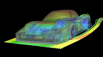 Caedium CFD Simulation of a Closed Wheel Race Car