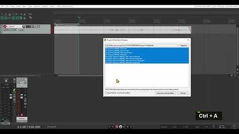 REAPER | How to bounce (merge) audio clips and remove unused files from your media pool