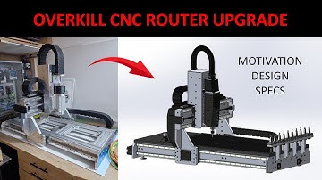 Overkill CNC Router Upgrade Part 1 - Motivation, Design, Specs