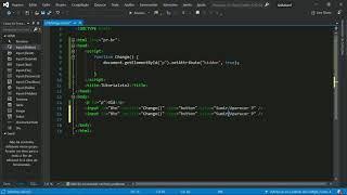 Mostar/Esconder elementos HTML usando JavaScript (Tutorial HTML-JS)