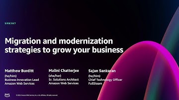 AWS re:Invent 2024 - Migration and modernization strategies to grow your business (SMB307)