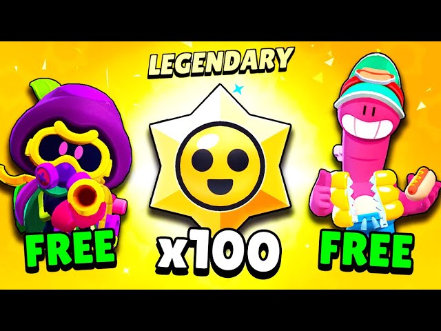 Get ANY Brawler for FREE! 100 Starr Drop Opening! 