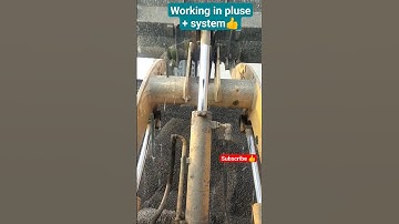 How to work liegong front end loader front Bucket in pluse system #shorts #loader #mechanical