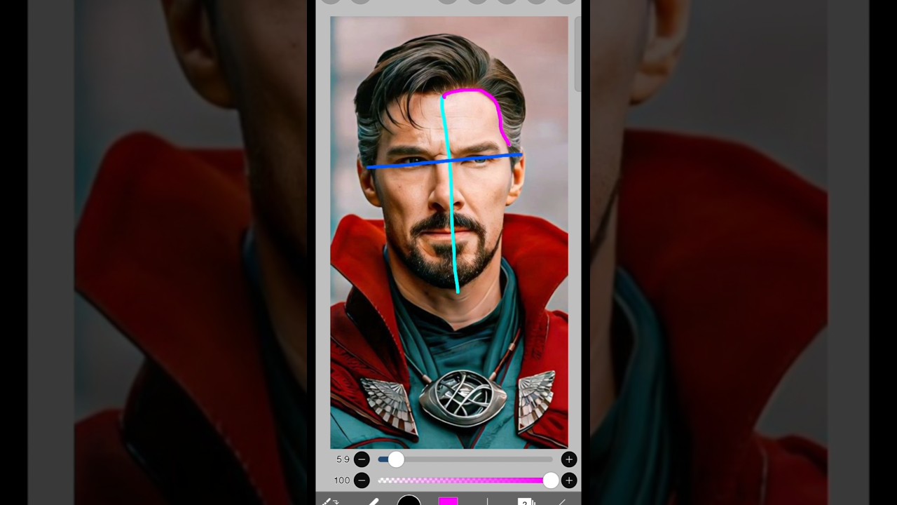 Drawing Doctor strange 🥵 from Avengers ✨