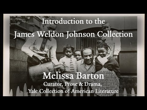 Introduction to the James Weldon Johnson Memorial Collection with Curator Melissa Barton