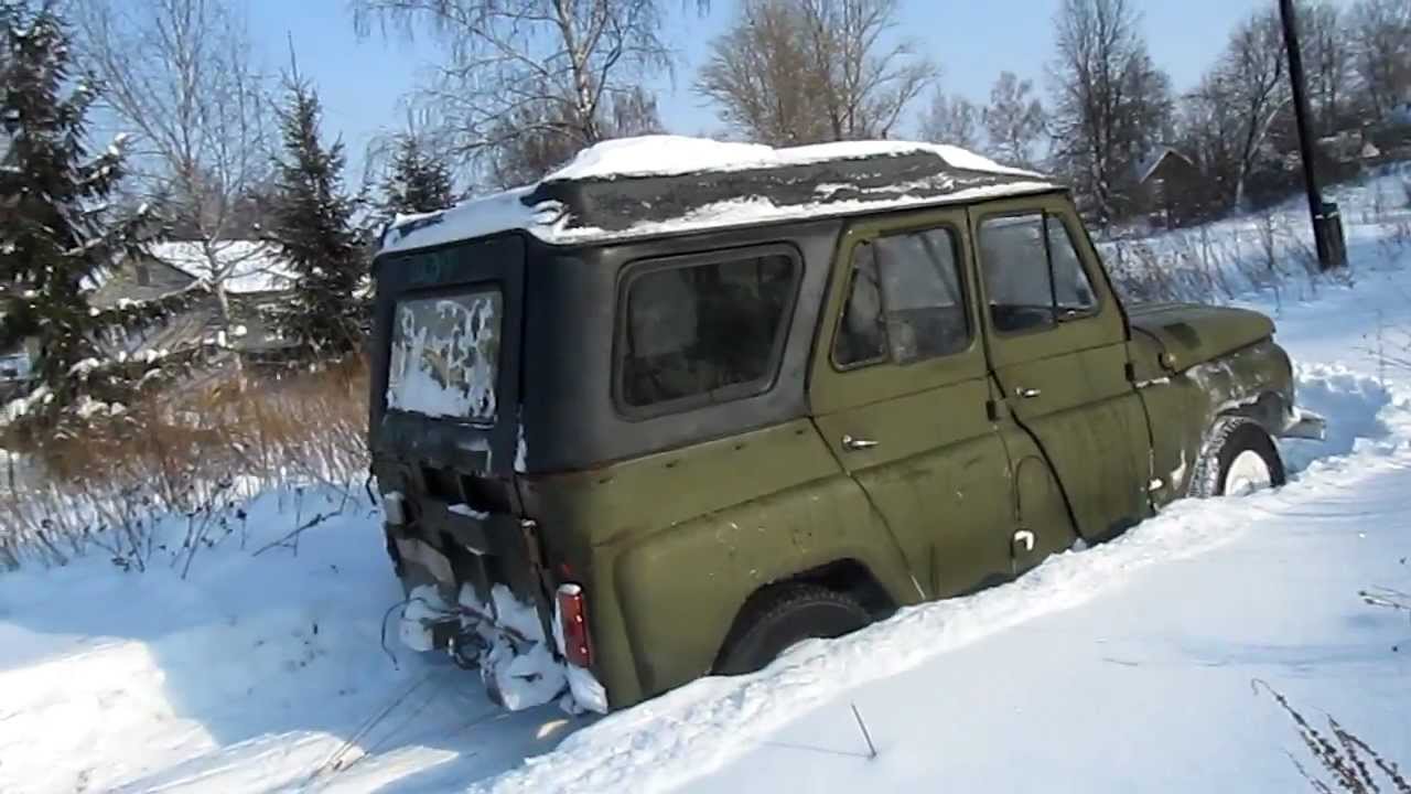 Уаз по снегу