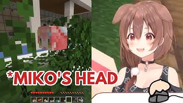 Korone Replaces The Bush With Miko