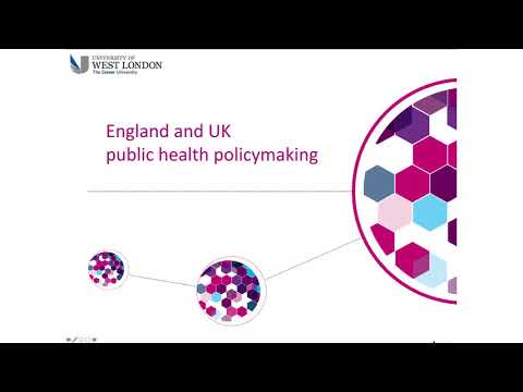 England and UK public health policymaking