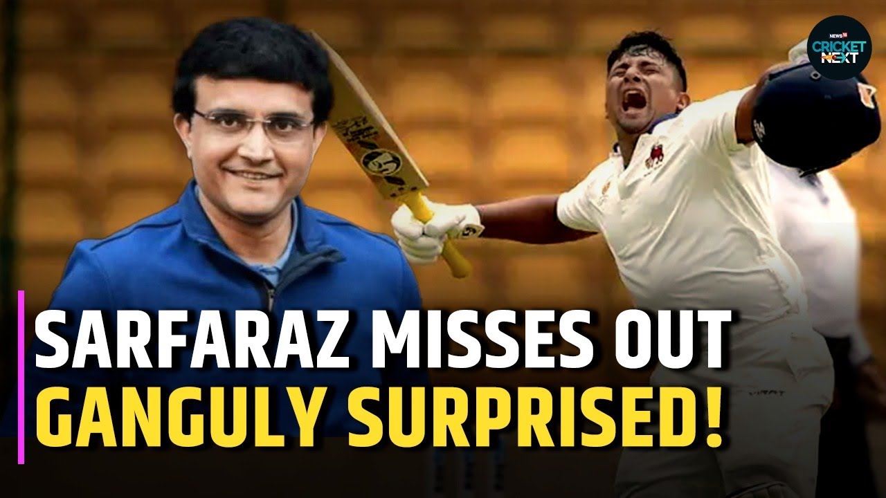 Ex-BCCI Chief Sourav Ganguly 'Surprised' by Sarfaraz Khan, Abhimanyu Easwaran's Omission | IND vs WI