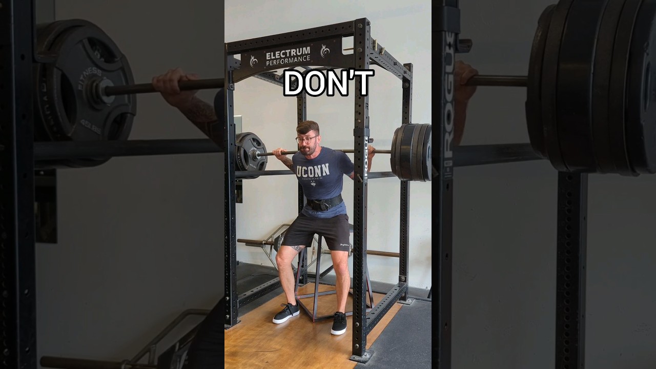 ❌Don't make these 2 Box Squat mistakes!