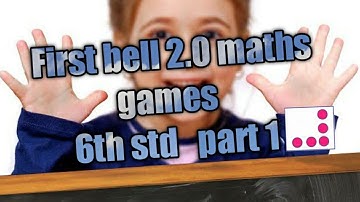 STD 6 mathematics|class 6|first bell 2.0 |part 1 | Kerala syllabus