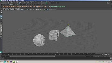 Maya Tutorial: Move, Rotate, and Scale