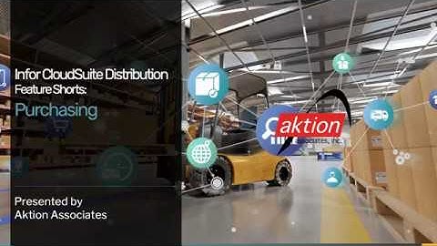 Feature Short: Infor CloudSuite Distribution – Purchasing