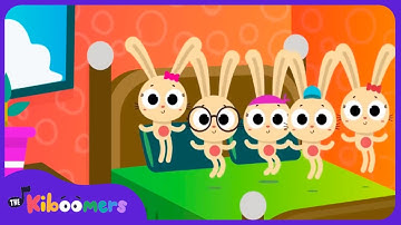 Thumbnail of Five Little Bunnies Jumping on the Bed - THE KIBOOMERS Preschool Easter Songs