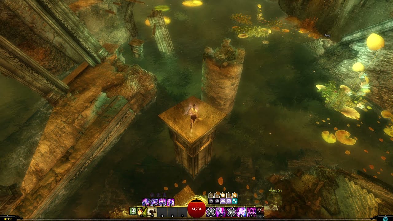 GW2 Gauntlet of the Khan Ur alternate route with a Mesmer