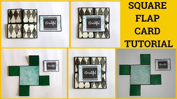 Square Flap Card Tutorial By Sangitaa Rawat | Using Magnets | Anniversay Special | Flip Flap Cards