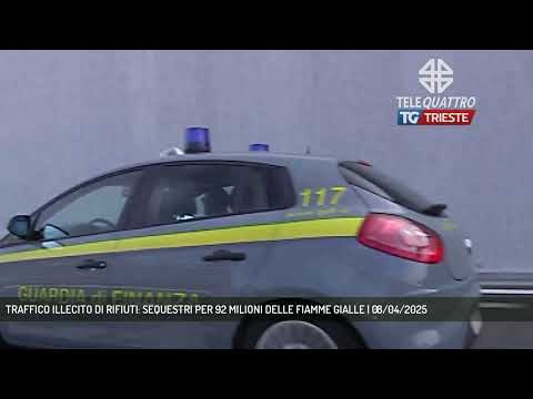 TRAFFICO ILLECITO DI RIFIUTI: SEQUESTRI PER 92 MILIONI DELLE FIAMME GIALLE | 08/04/2025