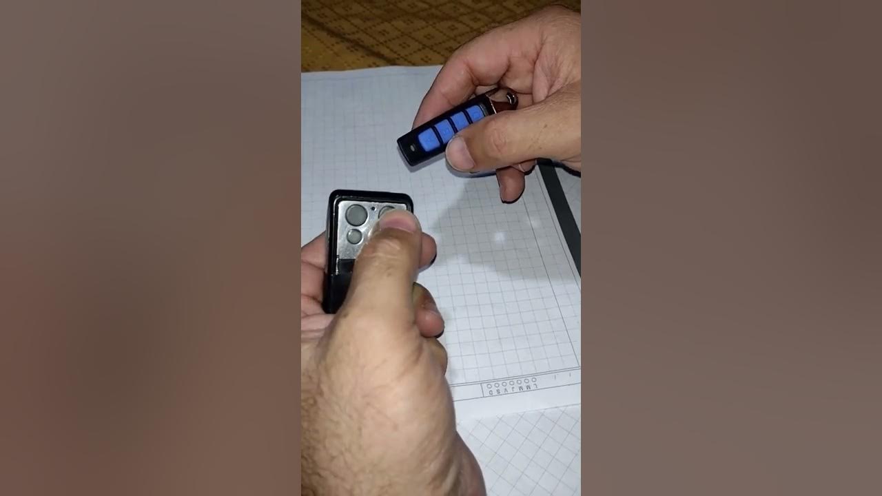 Cómo copiar un control remoto para portón eléctrico YouTube