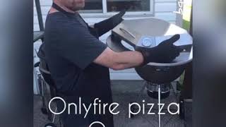 onlyfire 6052 Pizza Oven Fit for 22 Kettle Grill