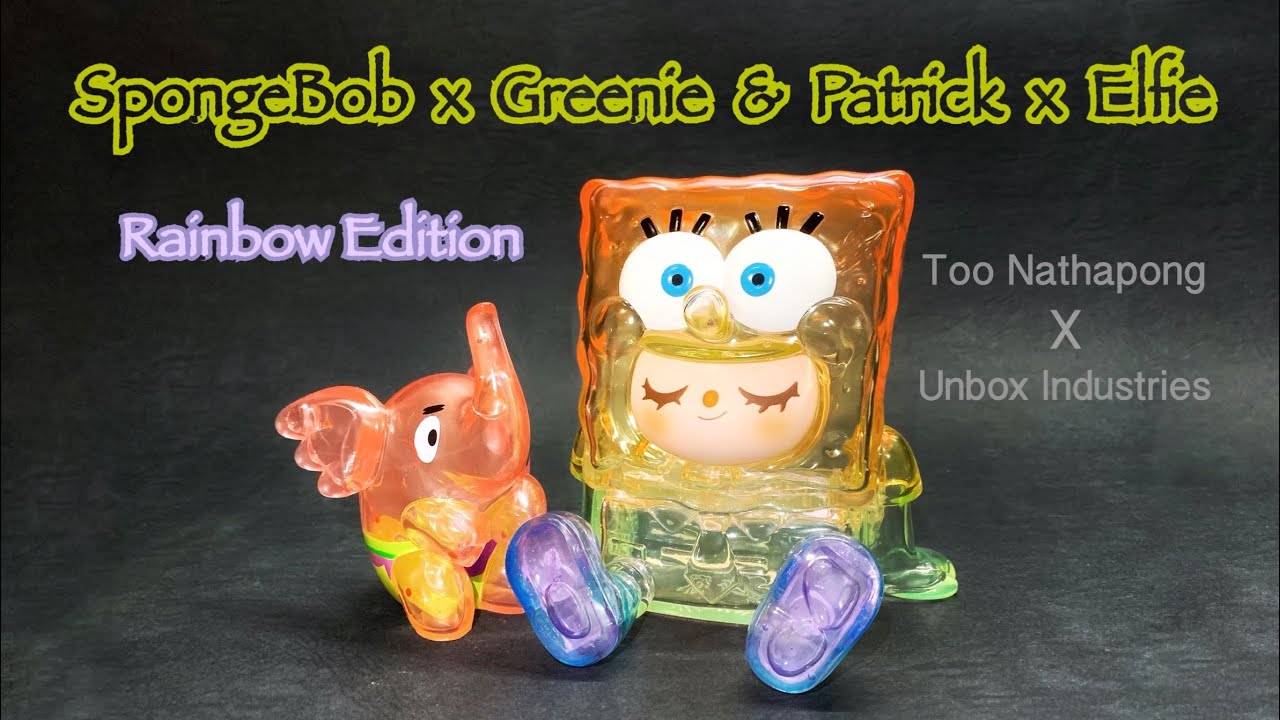 UNBOXING / Sponge Bob x Greenie & Patrick x Elfie / 海綿寶寶x 森林 