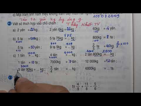 Video TOÁN LỚP 4 SGK Trang 178 - LUYỆN TẬP CHUNG - Thầy Nhựt... - youtube