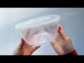 Idea to recycle old plastic container | Basket with mushrooms | Paper towel idea