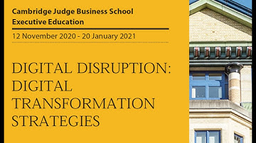 Business Schools /Digital Disruption