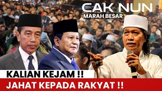 CAK NUN MARAH BESAR PEMIMPIN JAHAT PADA RAKYAT SENGKUNI SAJA TIDAK SEKEJAM ITU