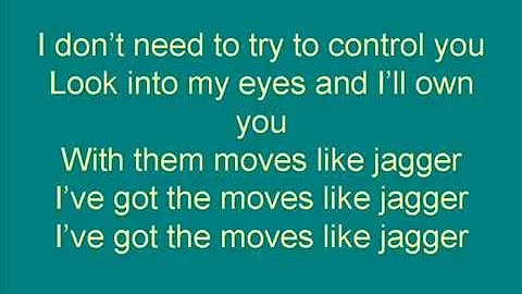 moves like jagger lyrics maroon 5 - YouTube.flv