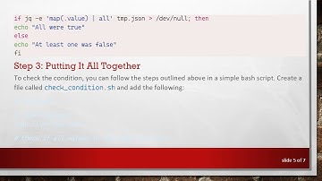 Simplify Your JSON Processing with Bash: Testing Conditions on Arrays