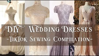 DIY Wedding Dresses Tiktok Sewing Compilation