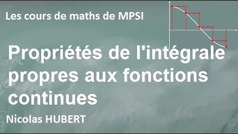 Propriétés de l