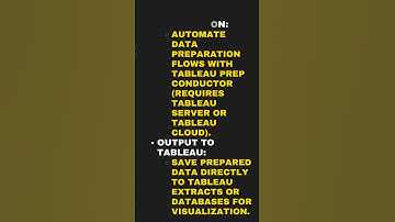 Why Use Tableau Prep? Essential Features and Benefits Explained I #shorts