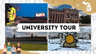 My University Tour | Central Michigan University | తెలుగు | USA Telugu Vlogs | MS in US 🇺🇸