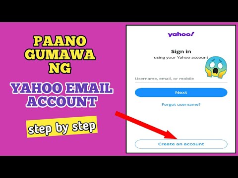 Paano Gumawa ng Yahoo Email Account | gamit ang cellphone